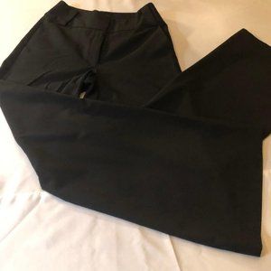 🔴FIRM..Express Black Wide Leg and Wide Belt Loops Dress Pants Sz 4